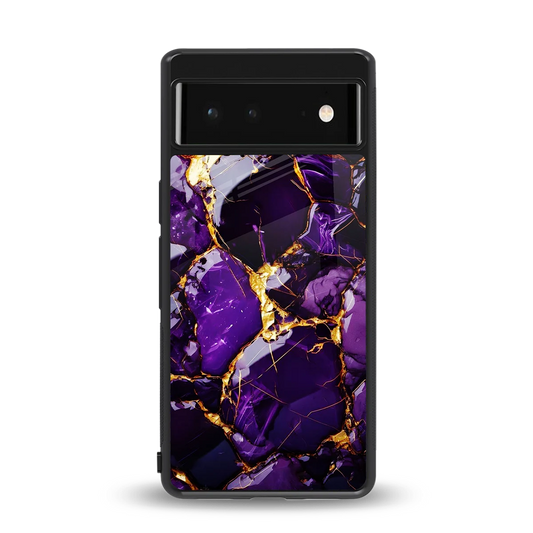 Violet Luxe back phone cover | glass case for google pixel 6a