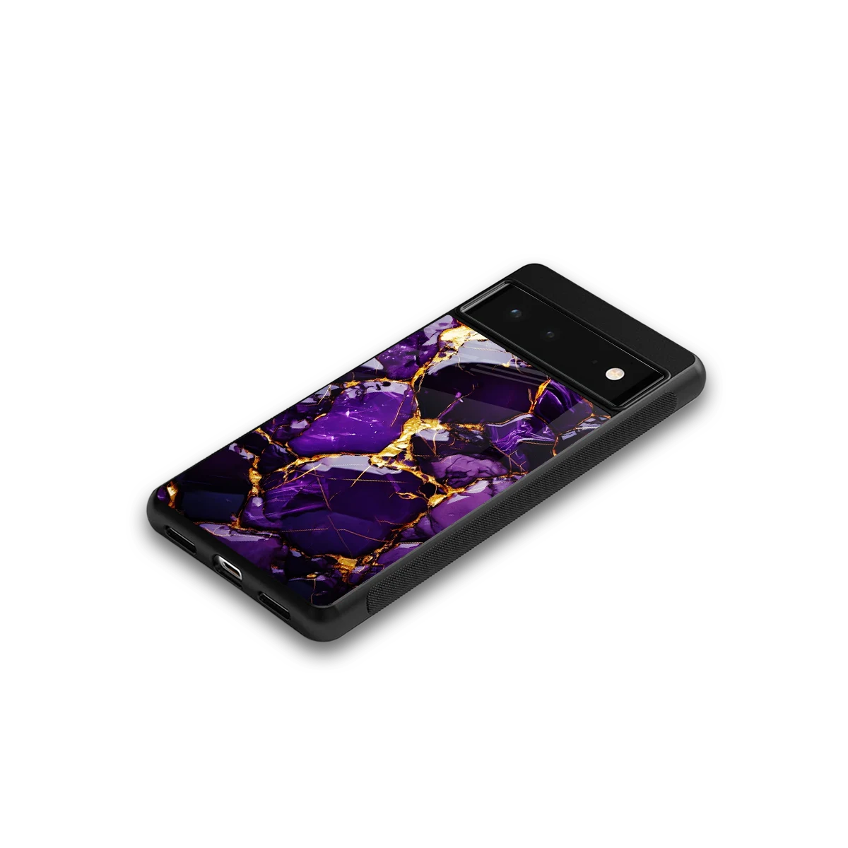 Violet Luxe google pixel 6a mobile cover | shockproof glass phone case