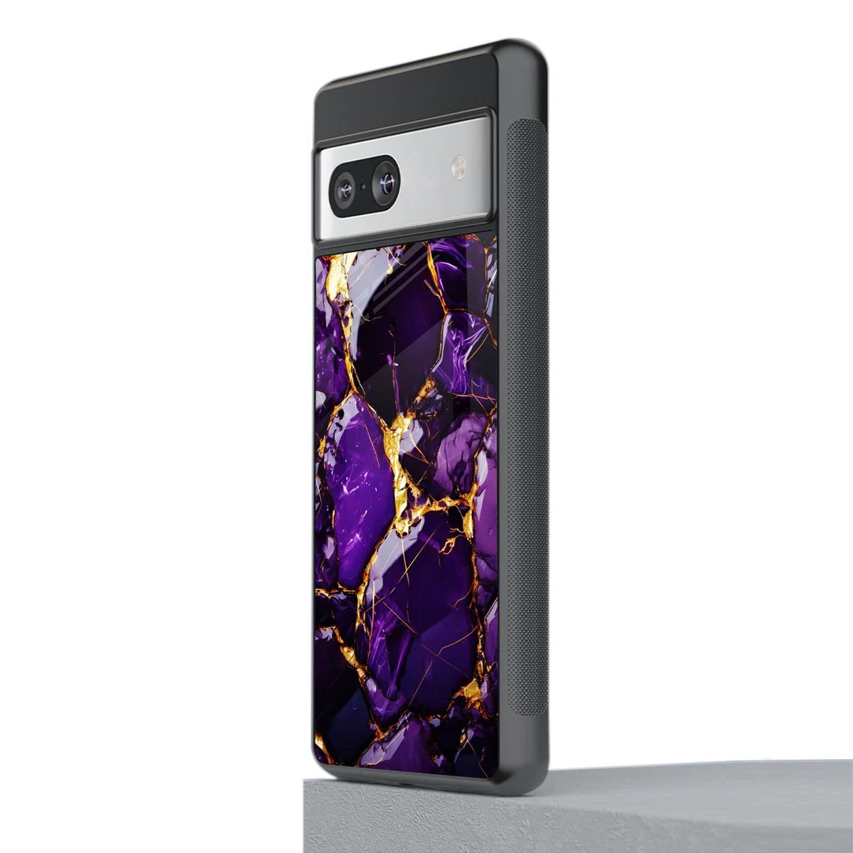 Violet Luxe stylish phone case for google pixel 7 | glossy glass and slim fit