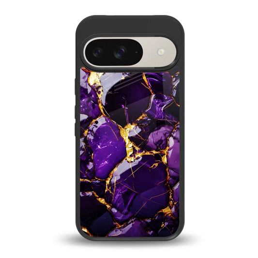 Violet Luxe back phone cover | glass case for google pixel 9