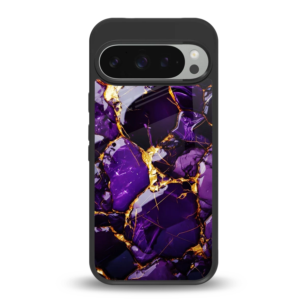 Violet Luxe back phone cover | glass case for google pixel 9 pro