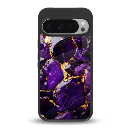 Violet Luxe back phone cover | glass case for google pixel 9 pro