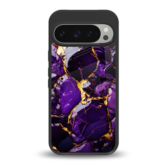 Violet Luxe back phone cover | glass case for google pixel 9 pro xl