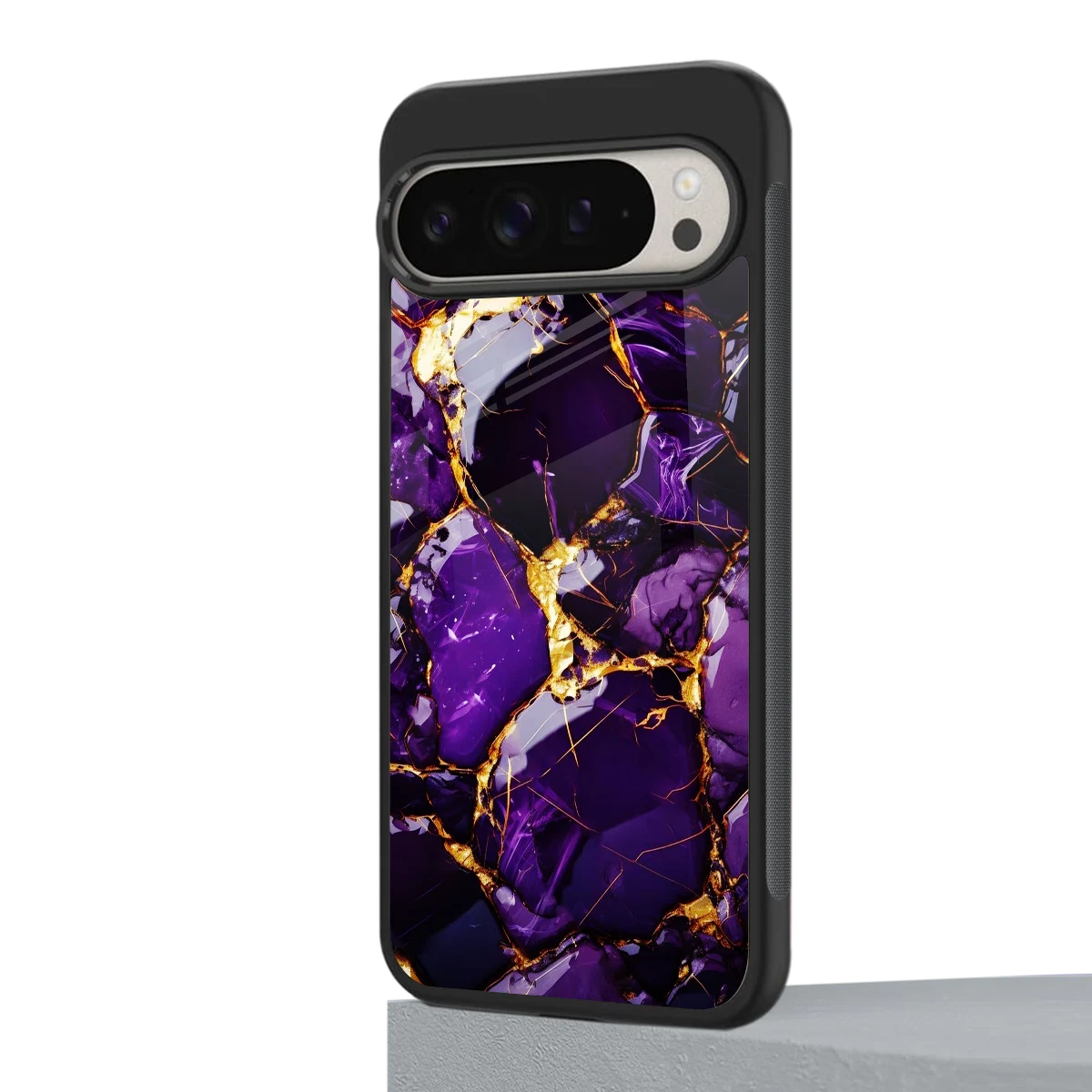 Violet Luxe google pixel 9 pro mobile cover | shockproof glass phone case