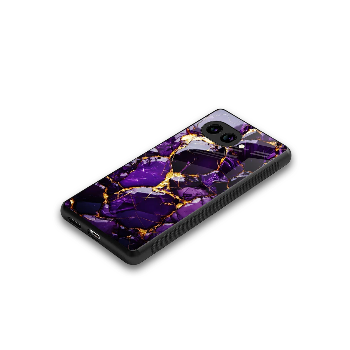 Violet Luxe stylish phone case for google pixel 10a | glossy glass and slim fit
