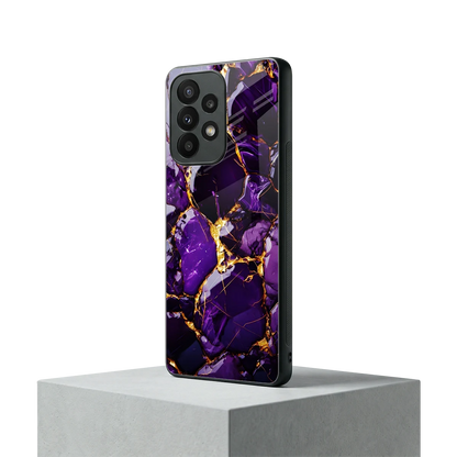 Violet Luxe samsung galaxy a23 mobile cover | shockproof glass phone case