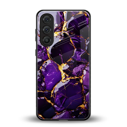Violet Luxe back phone cover | glass case for samsung galaxy a37 5g