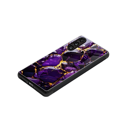 Violet Luxe stylish phone case for samsung galaxy a37 5g | glossy glass and slim fit