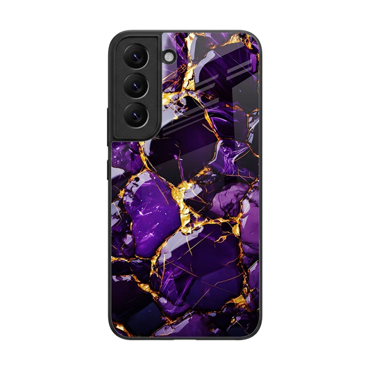 Violet Luxe back phone cover | glass case for samsung galaxy s22