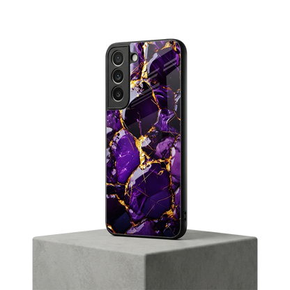 Violet Luxe samsung galaxy s22 mobile cover | shockproof glass phone case