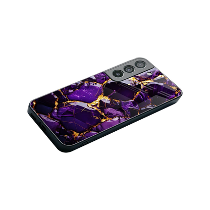 Violet Luxe stylish phone case for samsung galaxy s22 | glossy glass and slim fit