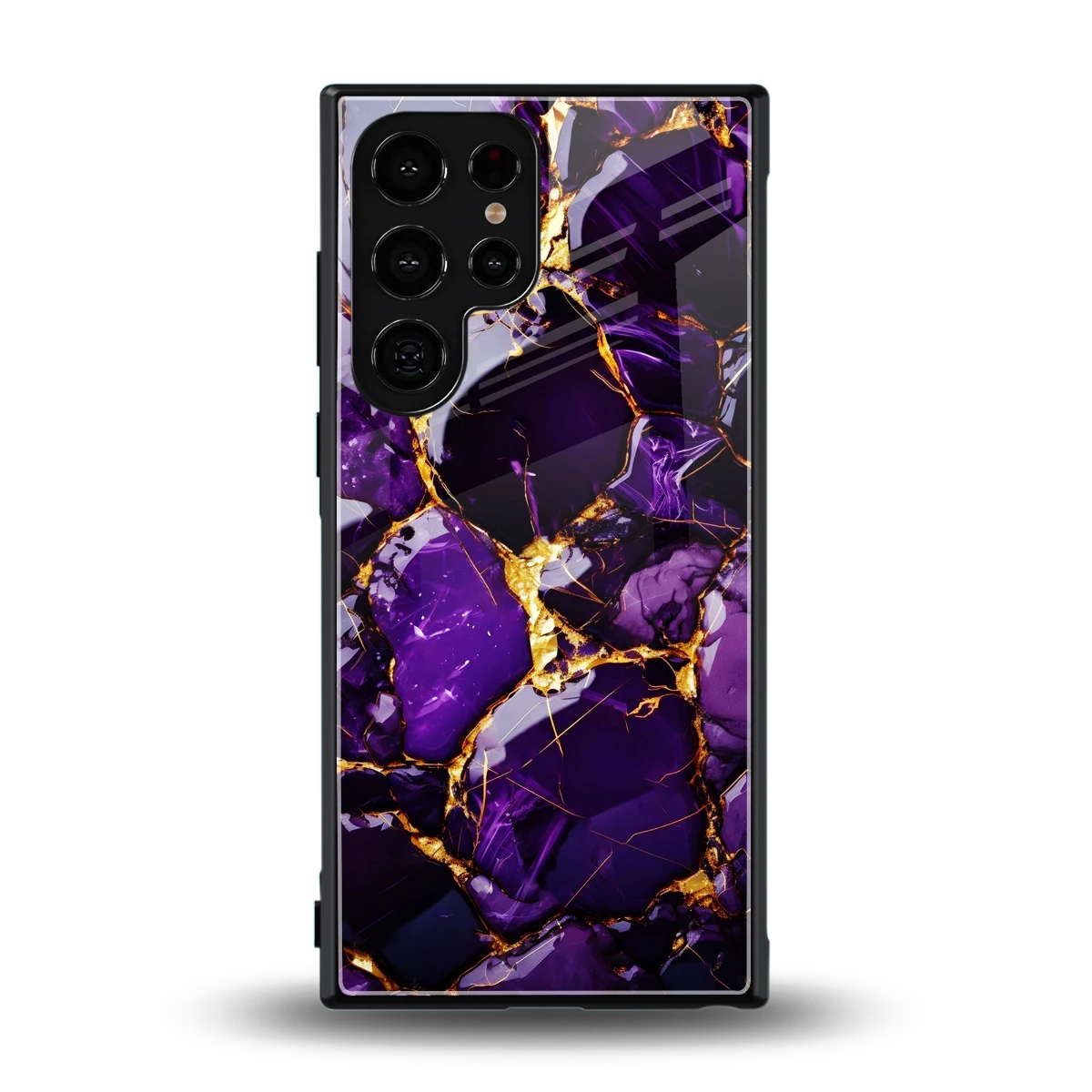 Violet Luxe back phone cover | glass case for samsung galaxy s23 ultra