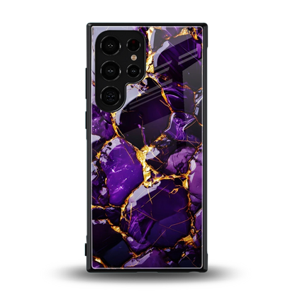 Violet Luxe back phone cover | glass case for samsung galaxy s23 ultra