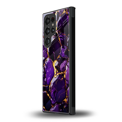 Violet Luxe samsung galaxy s23 ultra mobile cover | shockproof glass phone case