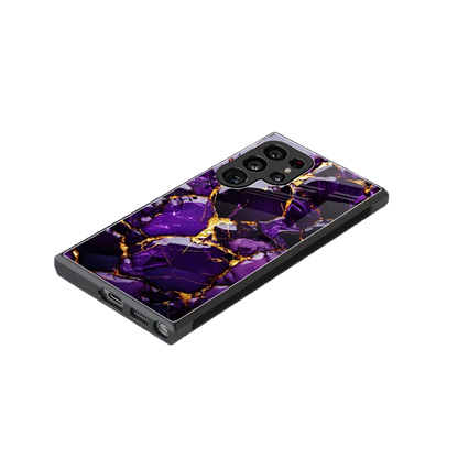 Violet Luxe stylish phone case for samsung galaxy s24 ultra | glossy glass and slim fit