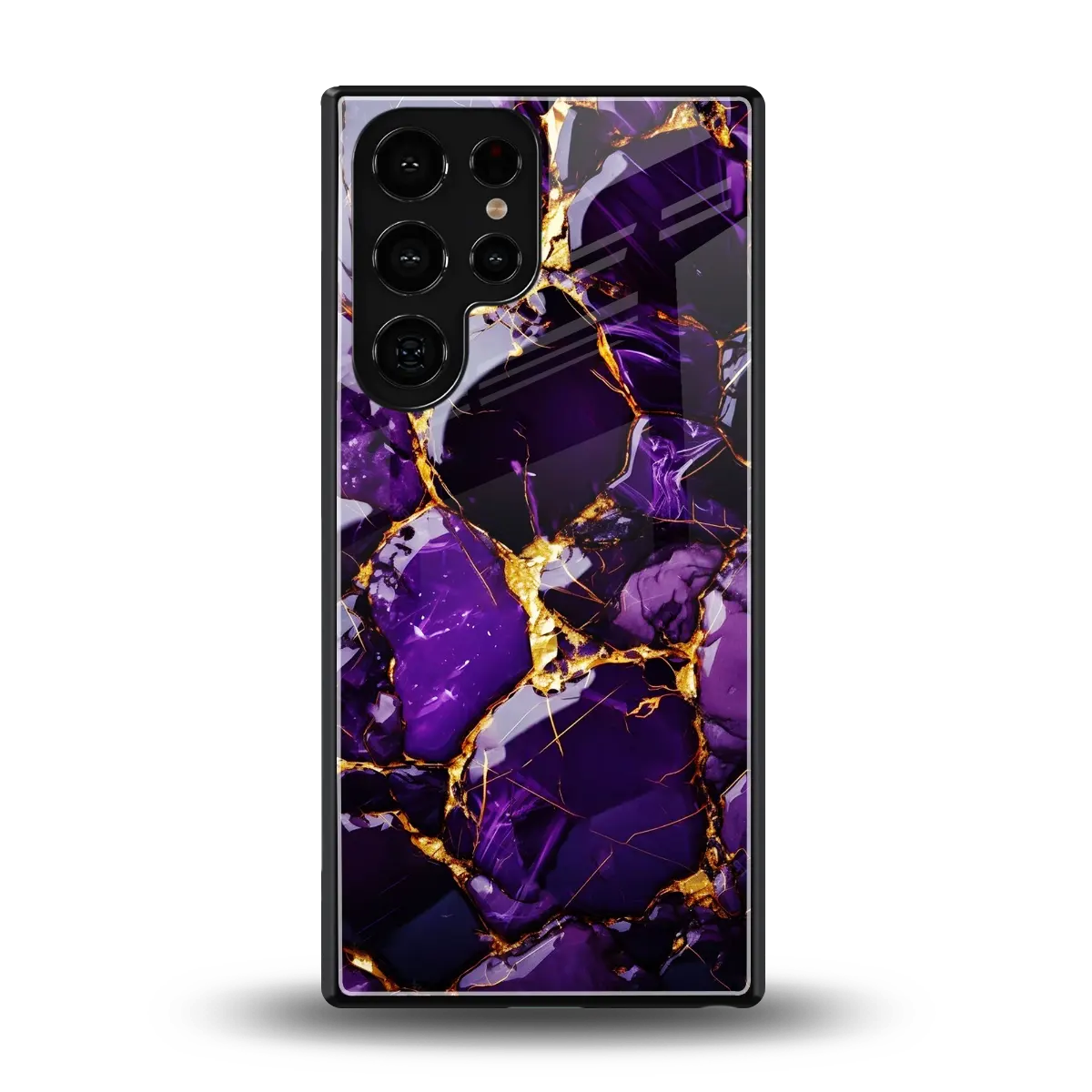 Violet Luxe back phone cover | glass case for samsung galaxy s25 ultra