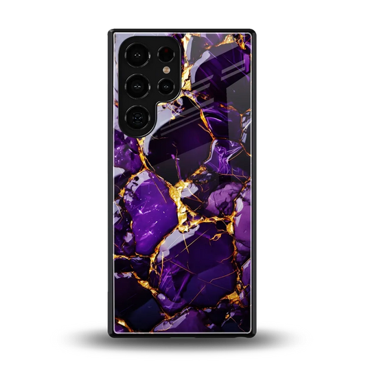 Violet Luxe back phone cover | glass case for samsung galaxy s26 ultra