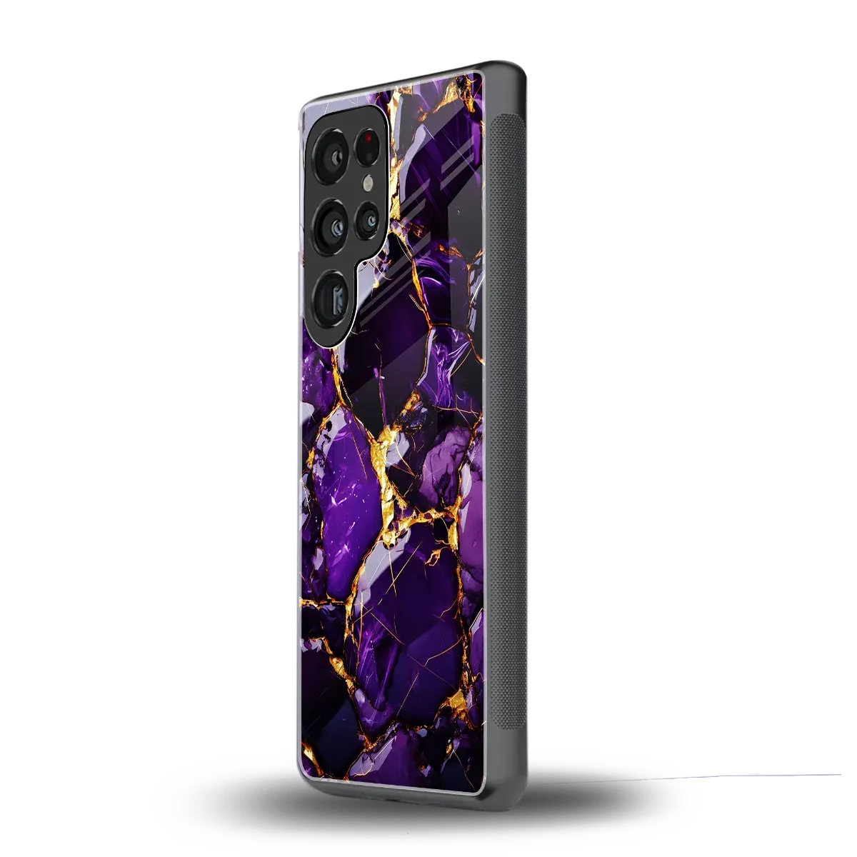Violet Luxe samsung galaxy s25 ultra mobile cover | shockproof glass phone case