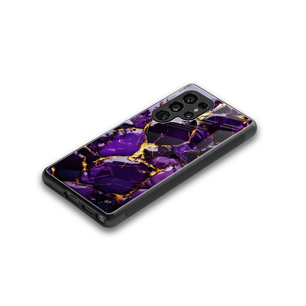 Violet Luxe stylish phone case for samsung galaxy s26 ultra | glossy glass and slim fit