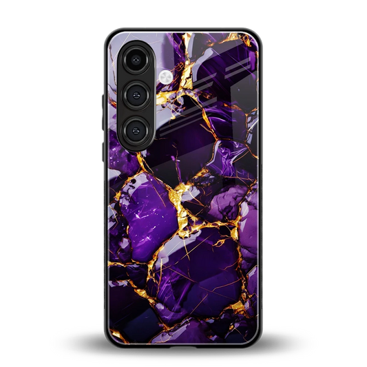 Violet Luxe back phone cover | glass case for samsung galaxy s24
