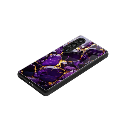 Violet Luxe stylish phone case for samsung galaxy s24 plus | glossy glass and slim fit