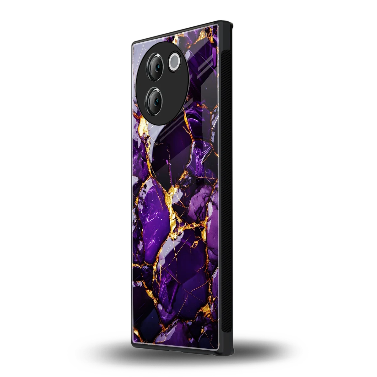Violet Luxe vivo v30e mobile cover | shockproof glass phone case