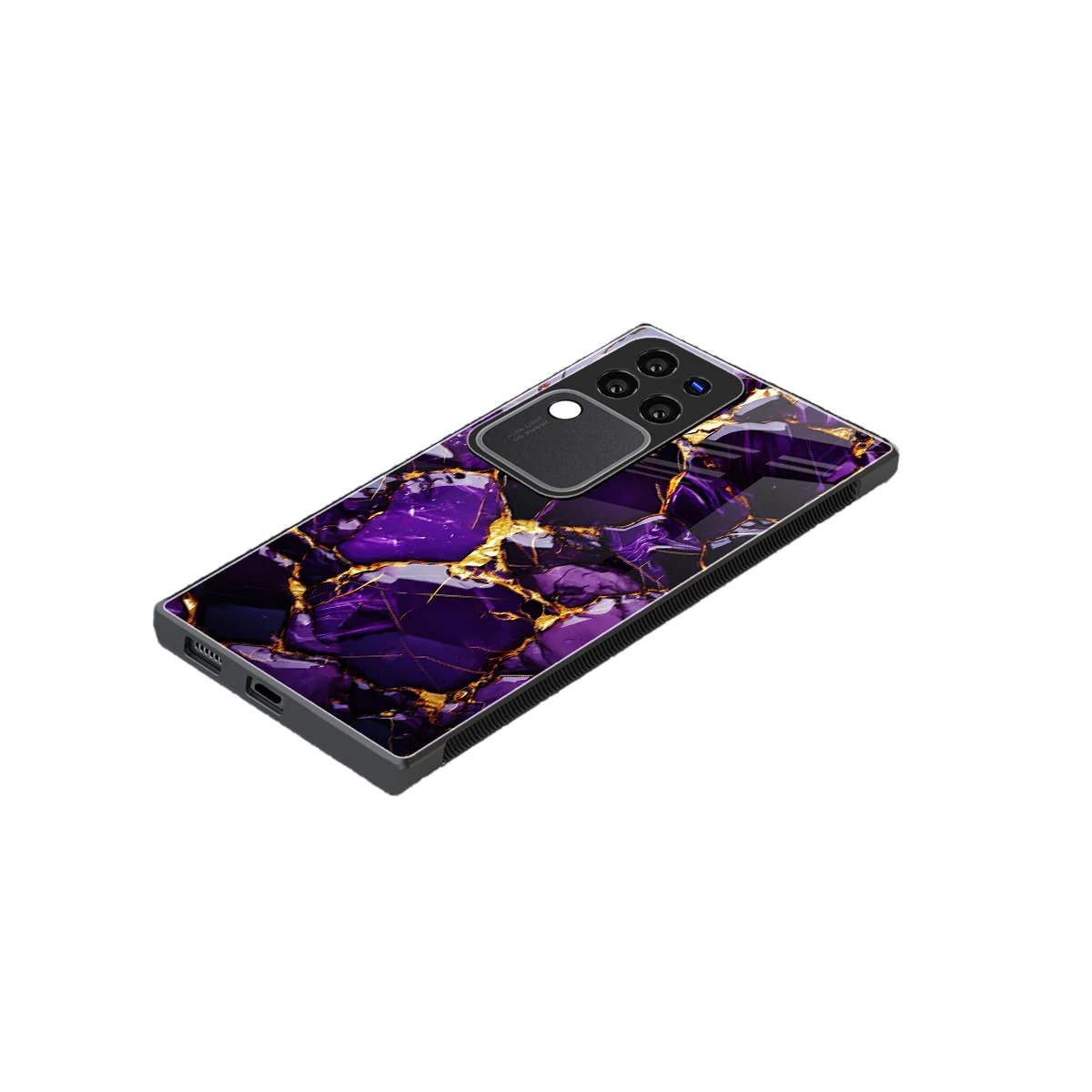 Violet Luxe stylish phone case forvivo v30 pro | glossy glass and slim fit