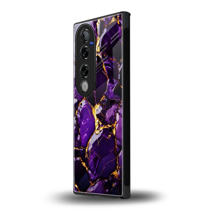 Violet Luxe vivo v40 pro mobile cover | shockproof glass phone case