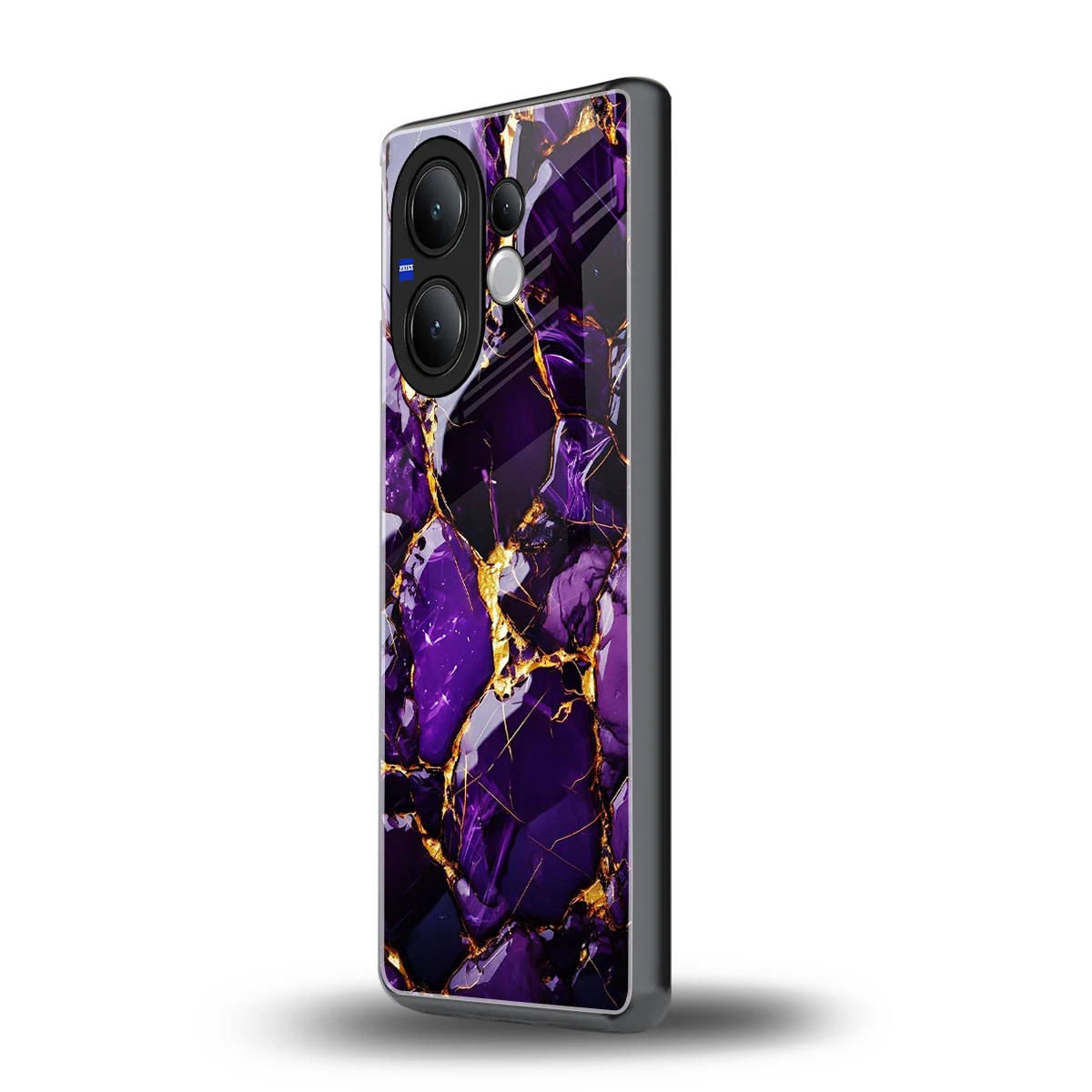 Violet Luxe vivo v60 mobile cover | shockproof glass phone case