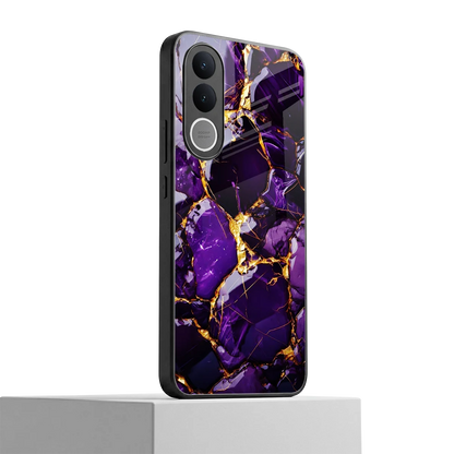 Violet Luxe vivo v70 fe mobile cover | shockproof glass phone case