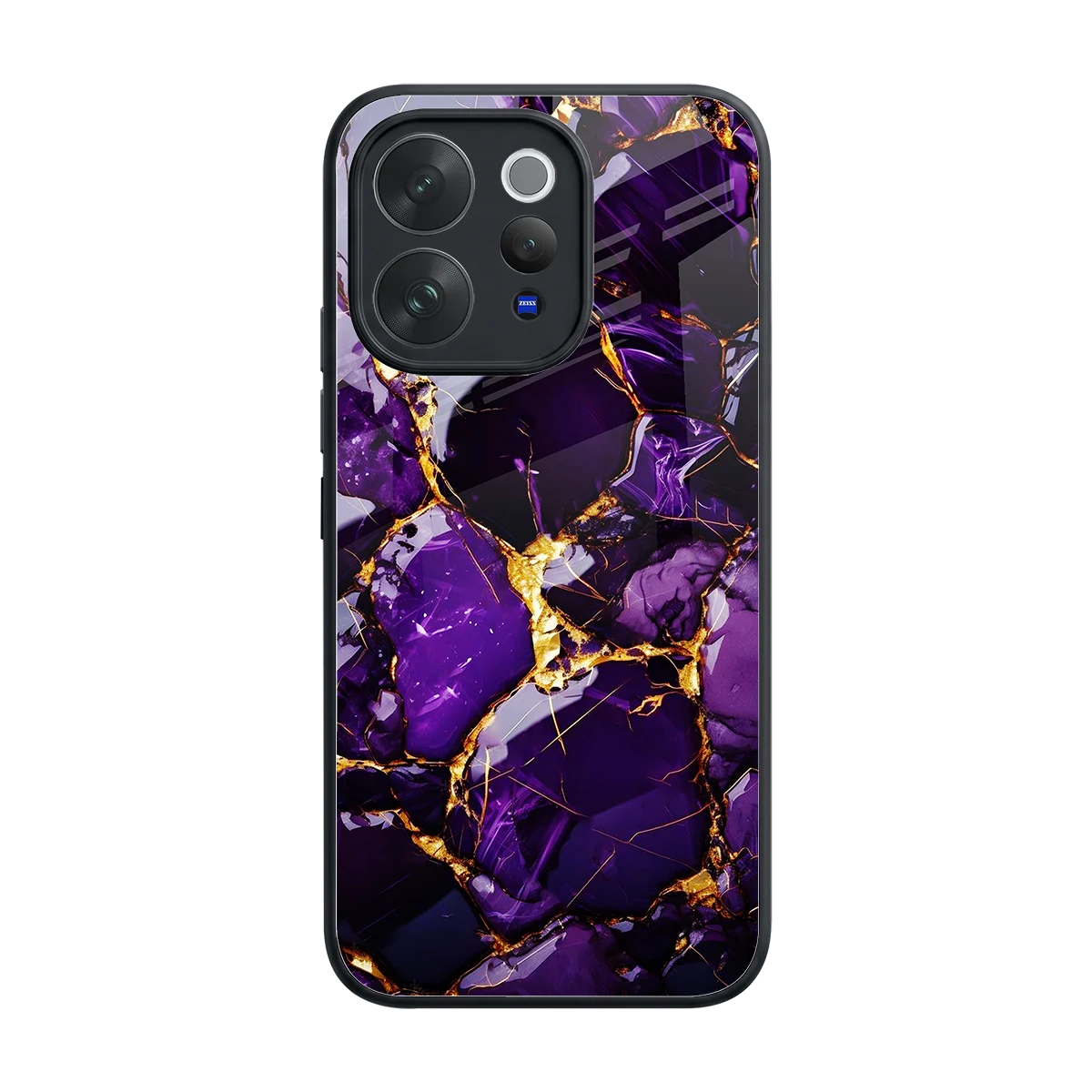 Violet Luxe back phone cover | glass case for vivo v70