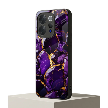 Violet Luxe vivo v70 elite mobile cover | shockproof glass phone case