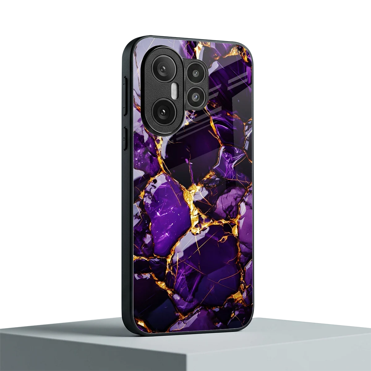 Violet Luxe vivo x200 fe mobile cover | shockproof glass phone case