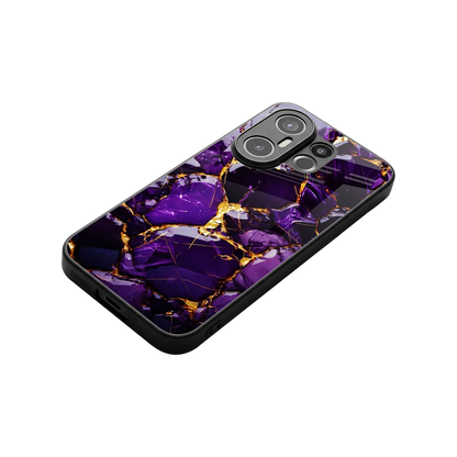 Violet Luxe stylish phone case for vivo x200 fe | glossy glass and slim fit