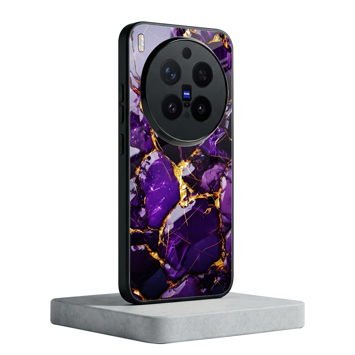 Violet Luxe vivo x300 pro mobile cover | shockproof glass phone case
