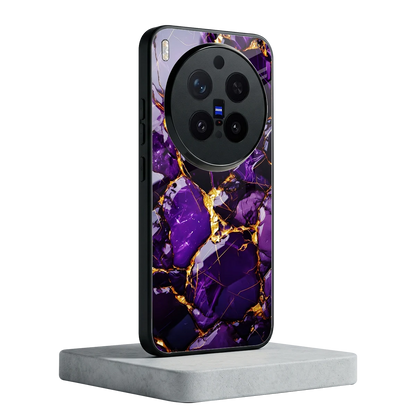 Violet Luxe vivo x300 pro mobile cover | shockproof glass phone case