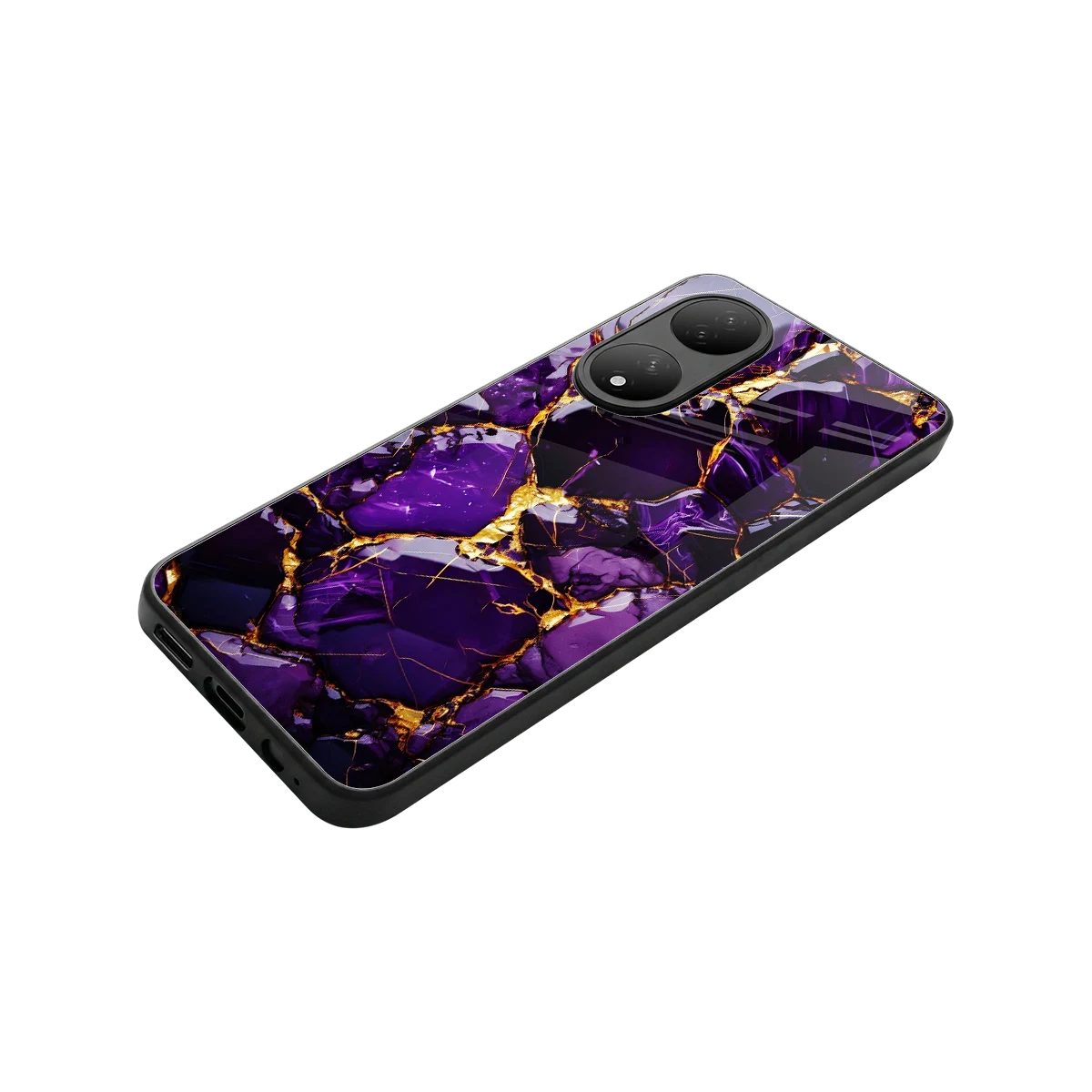 Violet Luxe stylish phone case for Vivo-y100 | glossy glass and slim fit