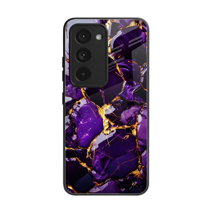 Violet Luxe back phone cover | glass case for redmi 15 5g