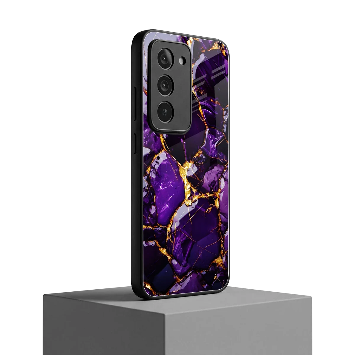 Violet Luxe redmi 15 5g mobile cover | shockproof glass phone case