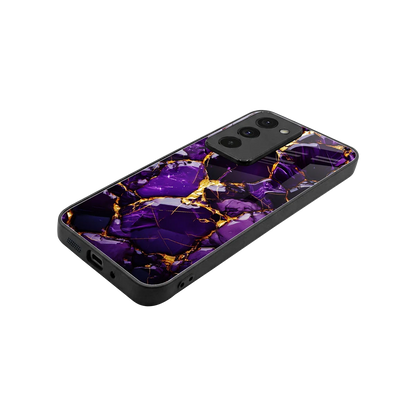 Violet Luxe stylish phone case for redmi 15 5g | glossy glass and slim fit