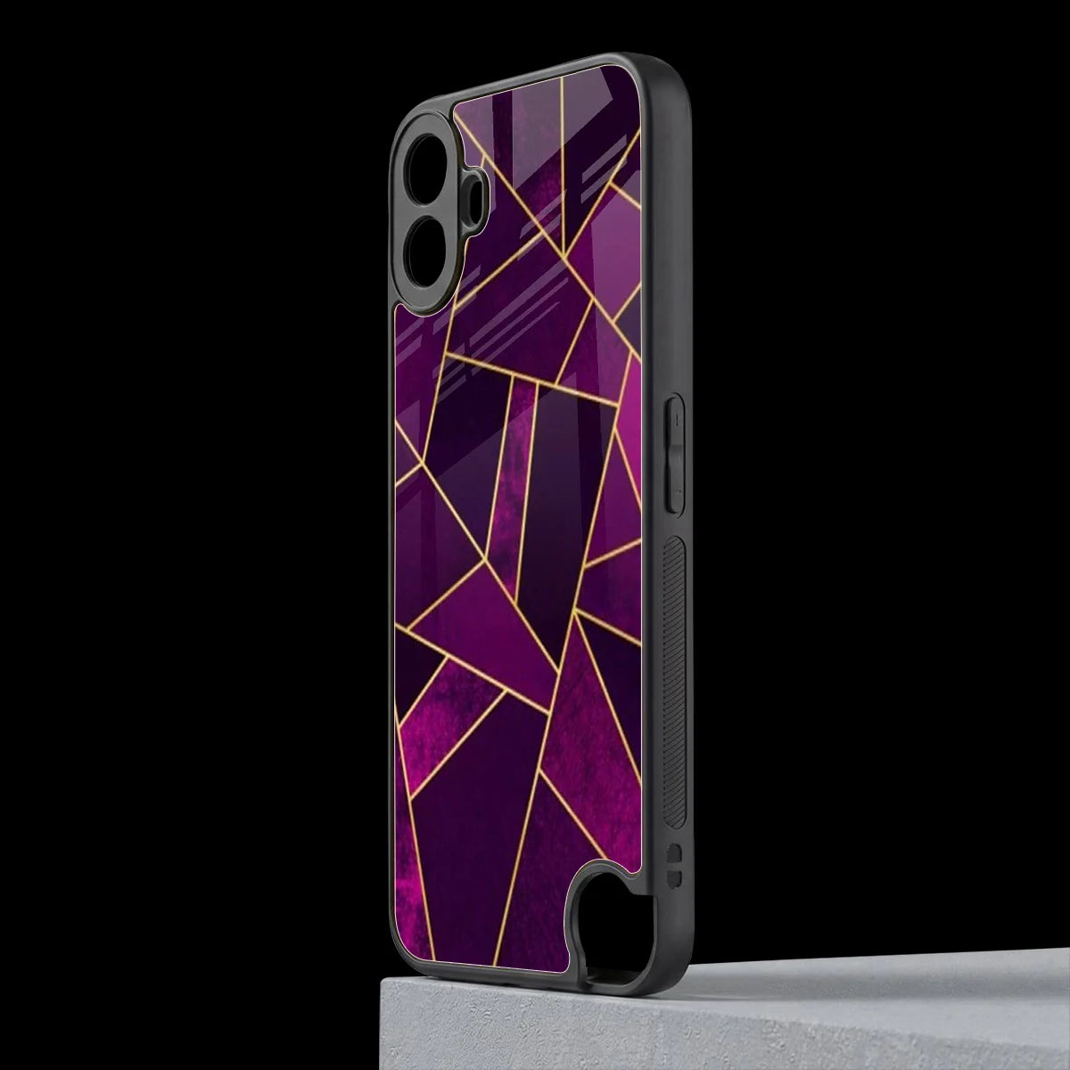 Violet Shards cmf nothing phone 1 mobile cover | shockproof glass phone case
