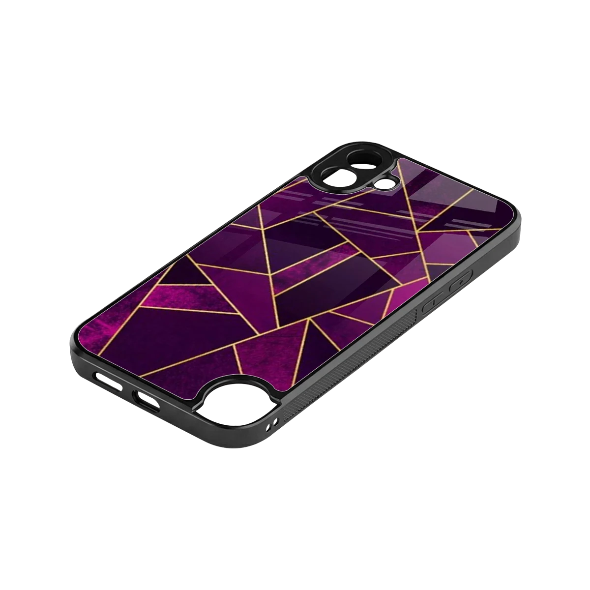 Violet Shards stylish phone case for cmf nothing phone 1 | glossy glass and slim fit