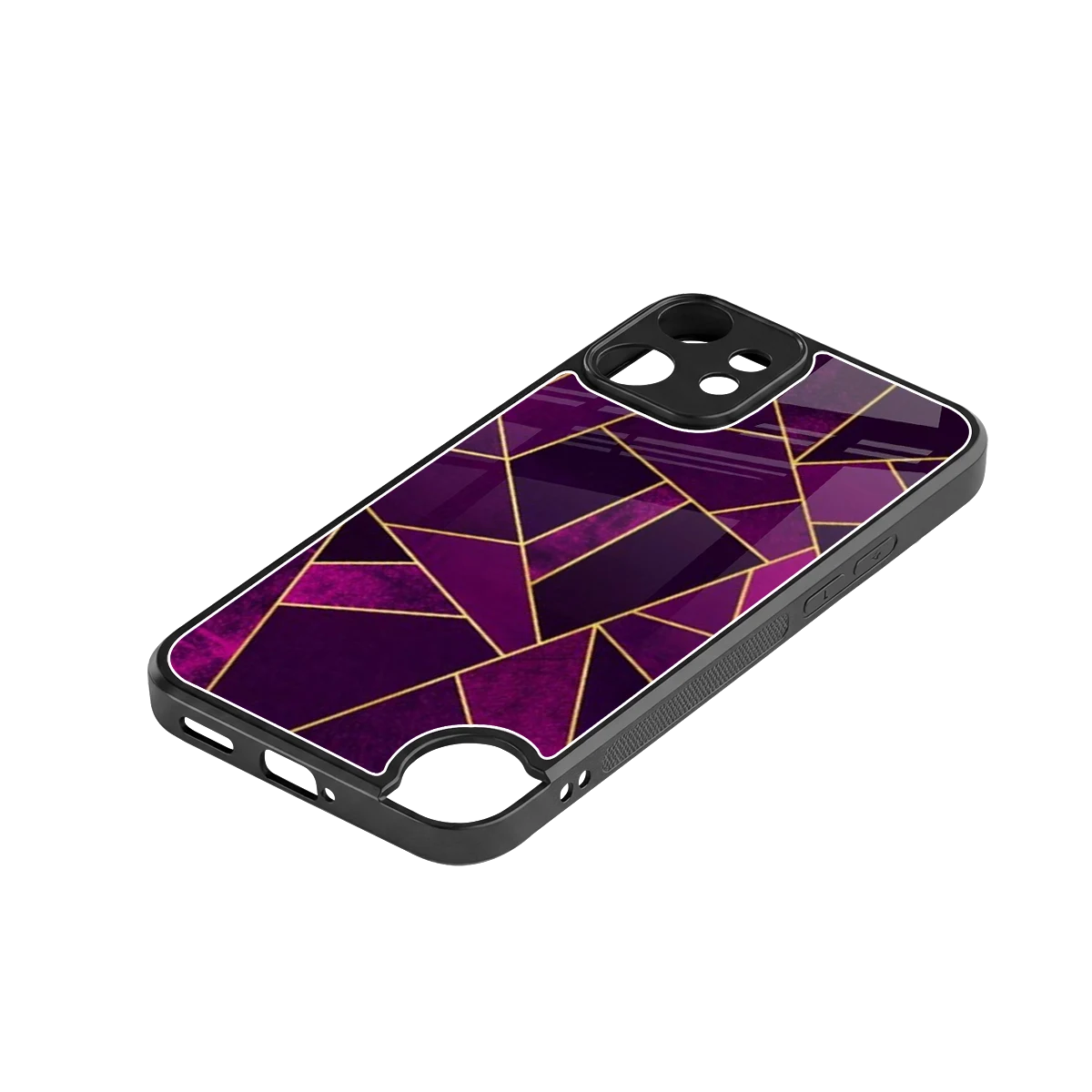 Violet Shards stylish phone case for cmf nothing phone 2 pro | glossy glass and slim fit