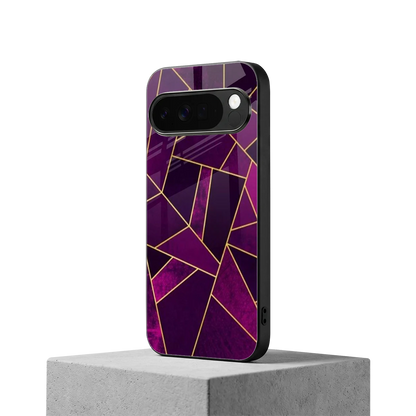 Violet Shards google pixel 10 pro xl mobile cover | shockproof glass phone case