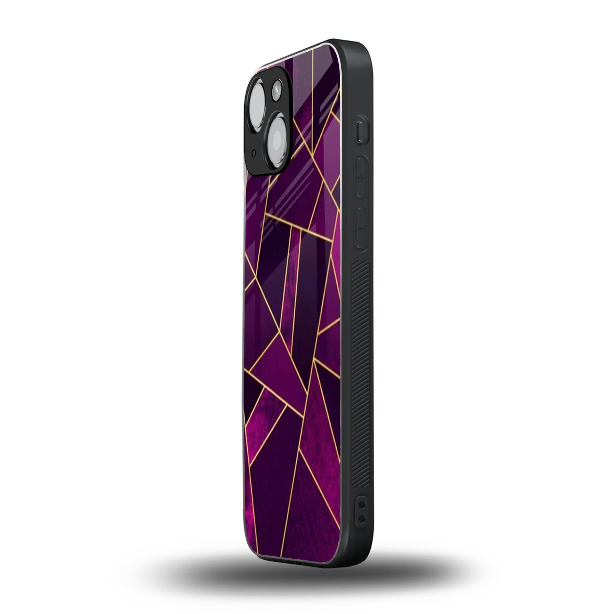 Violet Shards iphone 12 mini mobile cover | shockproof glass phone case