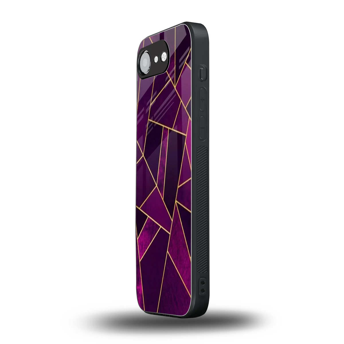 Violet Shards iphone 16e mobile cover | shockproof glass phone case