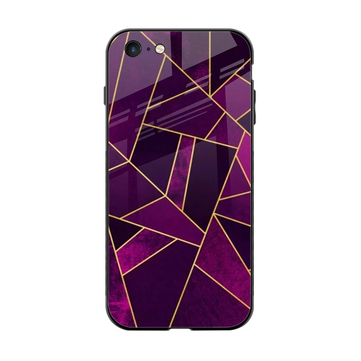 Violet Shards back phone cover | glass case for iphone 6s plus
