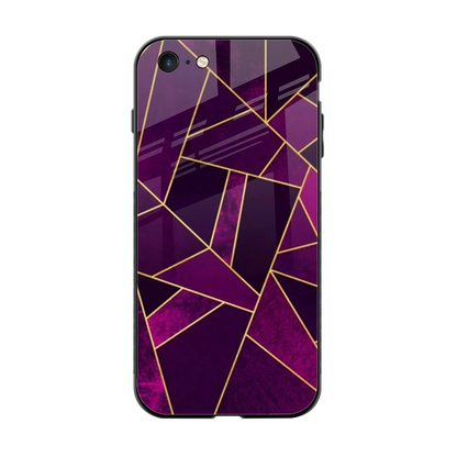 Violet Shards back phone cover | glass case for iphone 6s plus