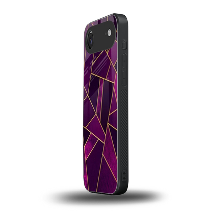 Violet Shards iphone air mobile cover | shockproof glass phone case