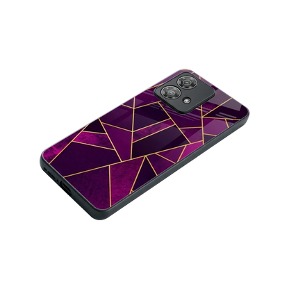 Violet Shards stylish phone case for motorola edge 40 neo 5g | glossy glass and slim fit